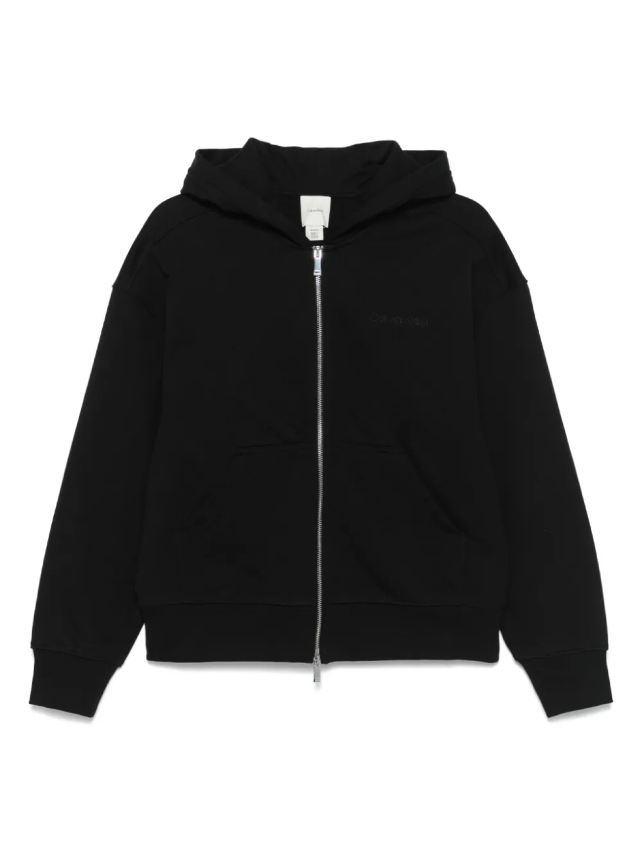 Толстовка с капюшоном на молнии с вышитым логотипом Calvin Klein, черный
Толстовка с капюшоном на молнии с вышитым логотипом Calvin Klein, черный
