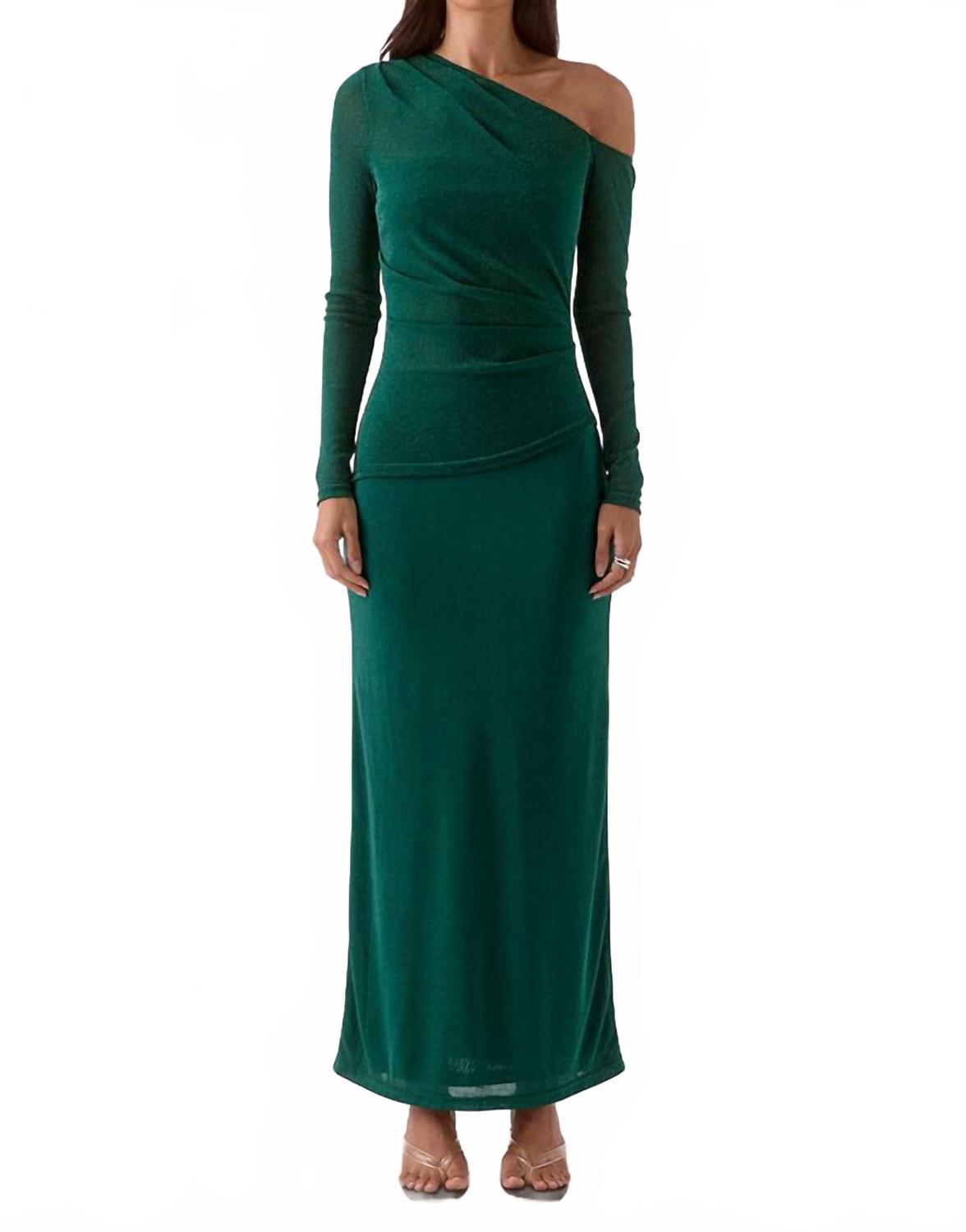 SOVERE Платье Zeya с открытыми плечами и длинными рукавами, цвет «Вечнозеленый»
SOVERE Платье Zeya с открытыми плечами и длинными рукавами, цвет «Вечнозеленый»