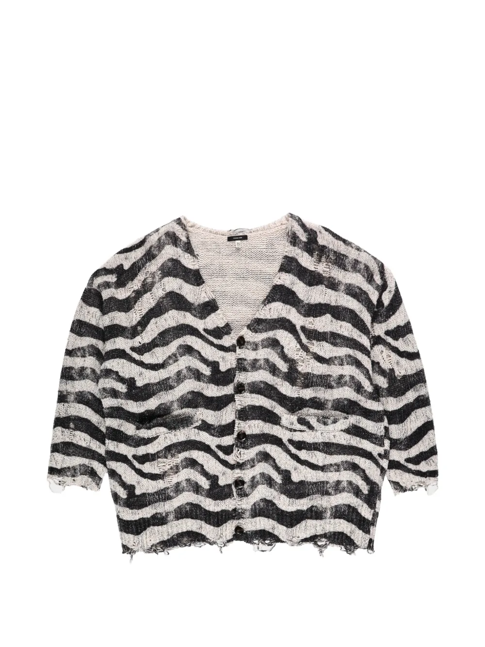 Кардиган оверсайз с принтом R13, белый
Кардиган оверсайз с принтом R13, белый