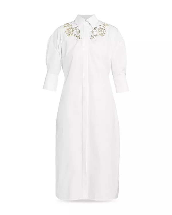 Платье-Рубашка с коротким рукавом Erdem, белый
Платье-Рубашка с коротким рукавом Erdem, белый