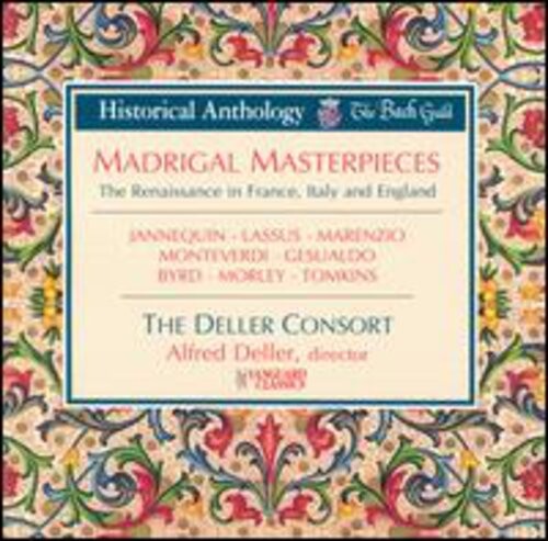 CD диск Deller Consort / Deller: Madrigal Masterpieces
CD диск Deller Consort / Deller: Madrigal Masterpieces
