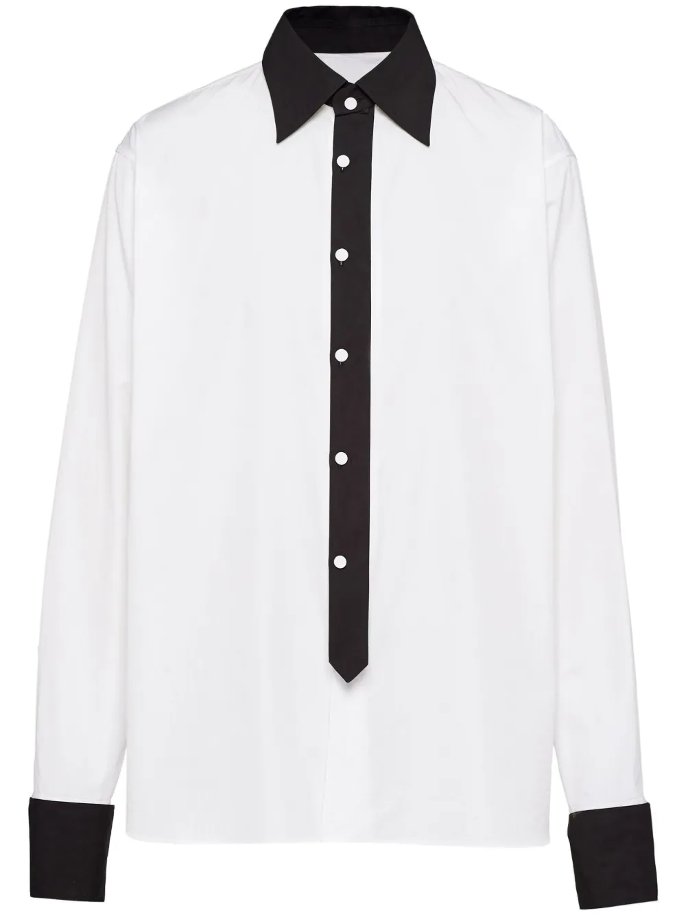 Деконструированная рубашка Prada, белый
Деконструированная рубашка Prada, белый
