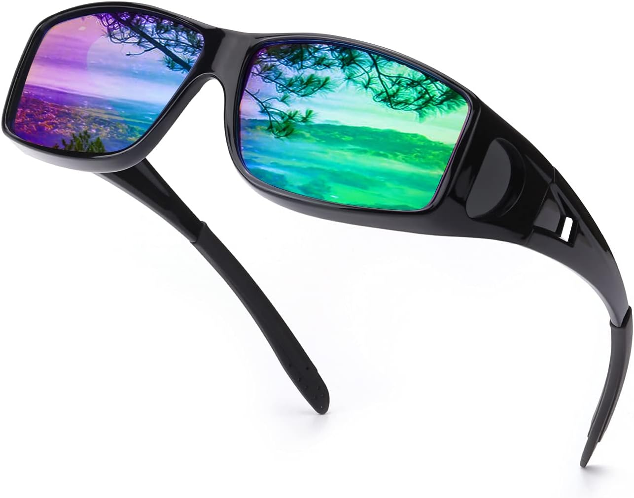 Солнцезащитные очки IGnaef Fit Over Glasses для мужчин и женщин, поляризованные, обтекаемой формы, с защитой от УФ-излучения, A05 Black Frame / Green Mirrored Polarized Lenses
Солнцезащитные очки IGnaef Fit Over Glasses для мужчин и женщин, поляризованные, обтекаемой формы, с защитой от УФ-излучения, A05 Black Frame / Green Mirrored Polarized Lenses