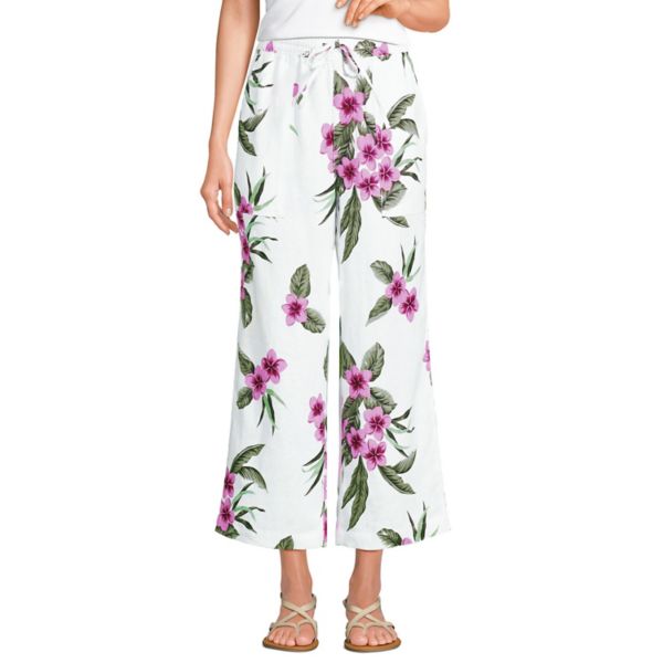 Укороченные брюки Petite с высокой талией и завязками на талии Lands' End, цвет white magenta
Укороченные брюки Petite с высокой талией и завязками на талии Lands' End, цвет white magenta