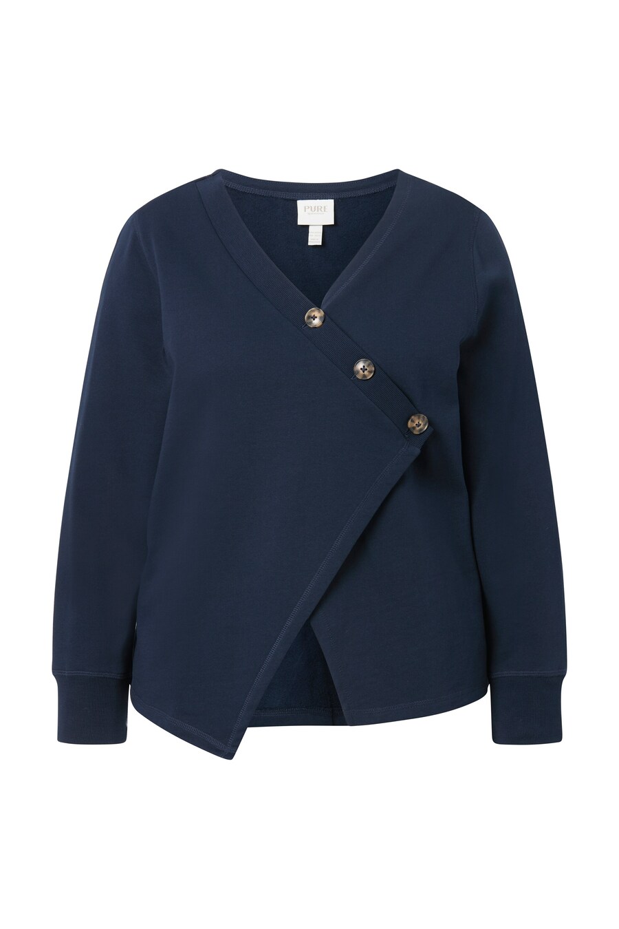 Толстовка с капюшоном на молнии Ulla Popken, темно-синий
Толстовка с капюшоном на молнии Ulla Popken, темно-синий