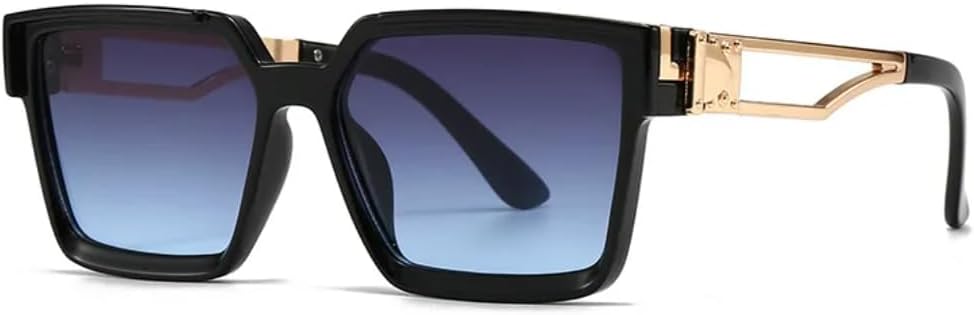 Модные винтажные золотые солнцезащитные очки для женщин и мужчин, панк-очки, роскошные дизайнерские классические зеркальные очки с защитой от УФ-излучения UV400 SZVVBKK, Black Gray Blue
Модные винтажные золотые солнцезащитные очки для женщин и мужчин, панк-очки, роскошные дизайнерские классические зеркальные очки с защитой от УФ-излучения UV400 SZVVBKK, Black Gray Blue