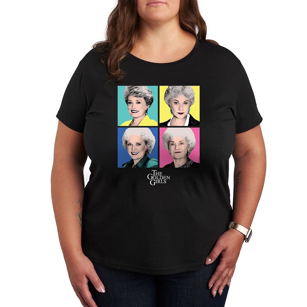 Футболка Plus Golden Girls с рисунком в стиле поп-арт Licensed Character, черный
Футболка Plus Golden Girls с рисунком в стиле поп-арт Licensed Character, черный