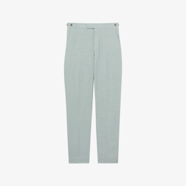 Брюки Reiss Warner прямого кроя из льна, зеленый
Брюки Reiss Warner прямого кроя из льна, зеленый