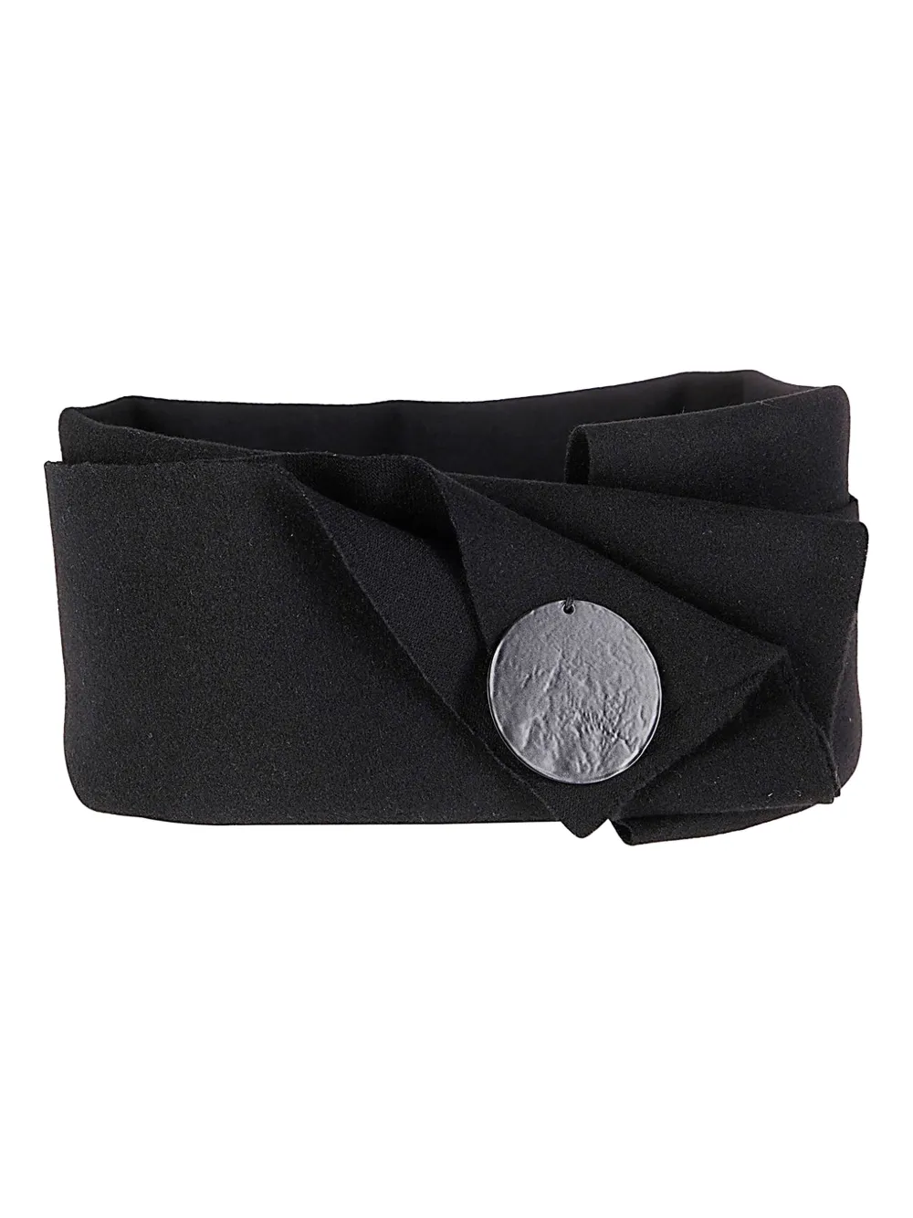 Шарф с аппликацией Maria Calderara, черный
Шарф с аппликацией Maria Calderara, черный