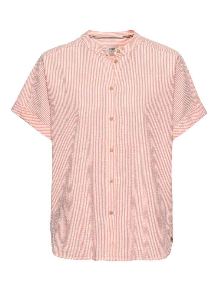 Блуза Camel Active aus leichter Seersucker Baumwolle, цвет rot-weiß 
Блуза Camel Active aus leichter Seersucker Baumwolle, цвет rot-weiß