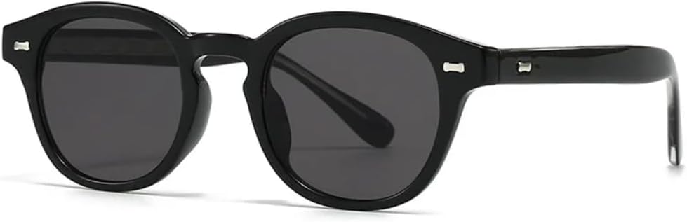 Солнцезащитные очки с защитой UV400 | Круглые линзы в стиле панк с заклепками, разноцветные | Для женщин и мужчин, для занятий спортом на открытом воздухе и вождения DSVIGF, C1 Black Black
Солнцезащитные очки с защитой UV400 | Круглые линзы в стиле панк с заклепками, разноцветные | Для женщин и мужчин, для занятий спортом на открытом воздухе и вождения DSVIGF, C1 Black Black