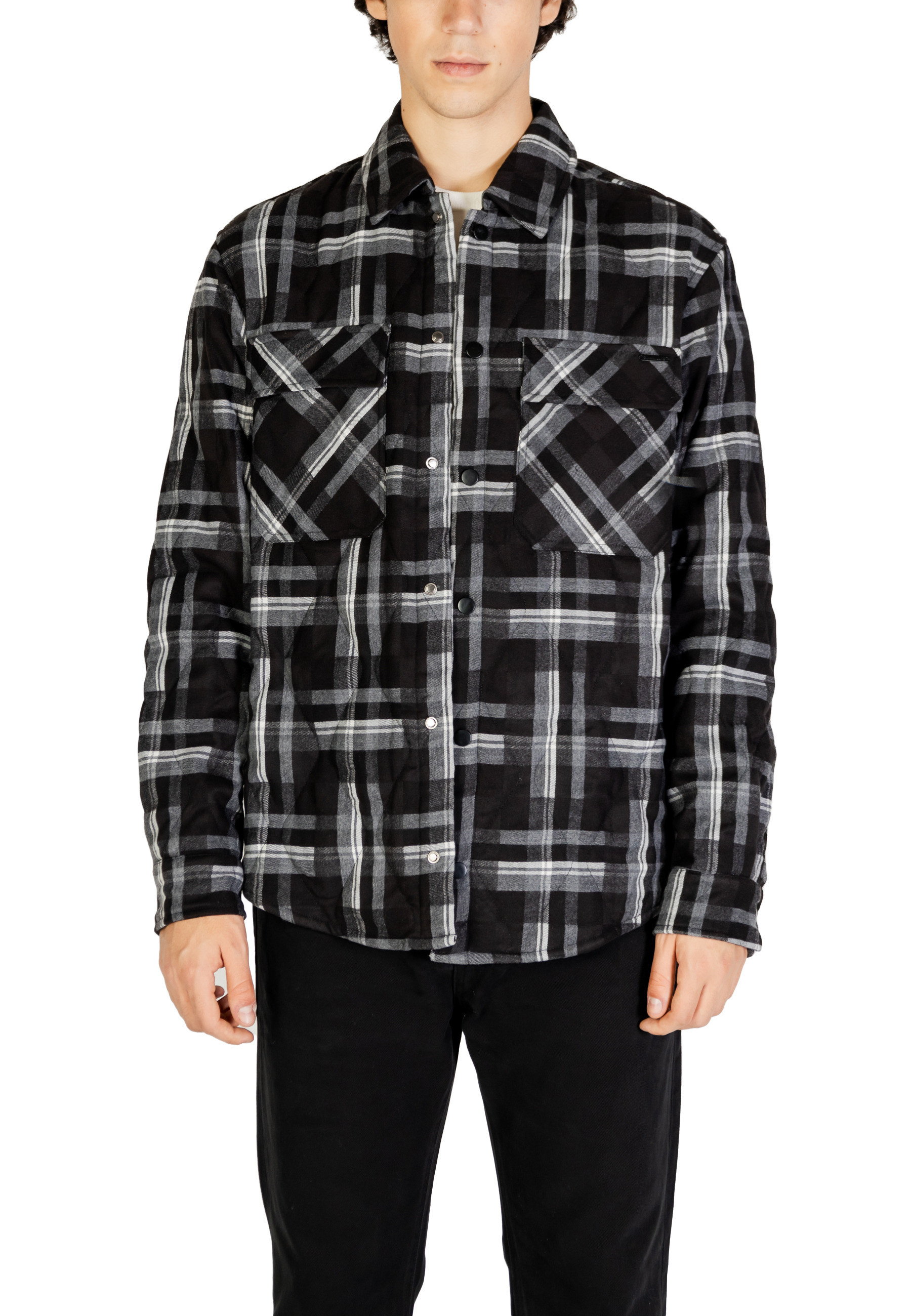 Рубашка Gianni Lupo в клетку, черный
Рубашка Gianni Lupo в клетку, черный