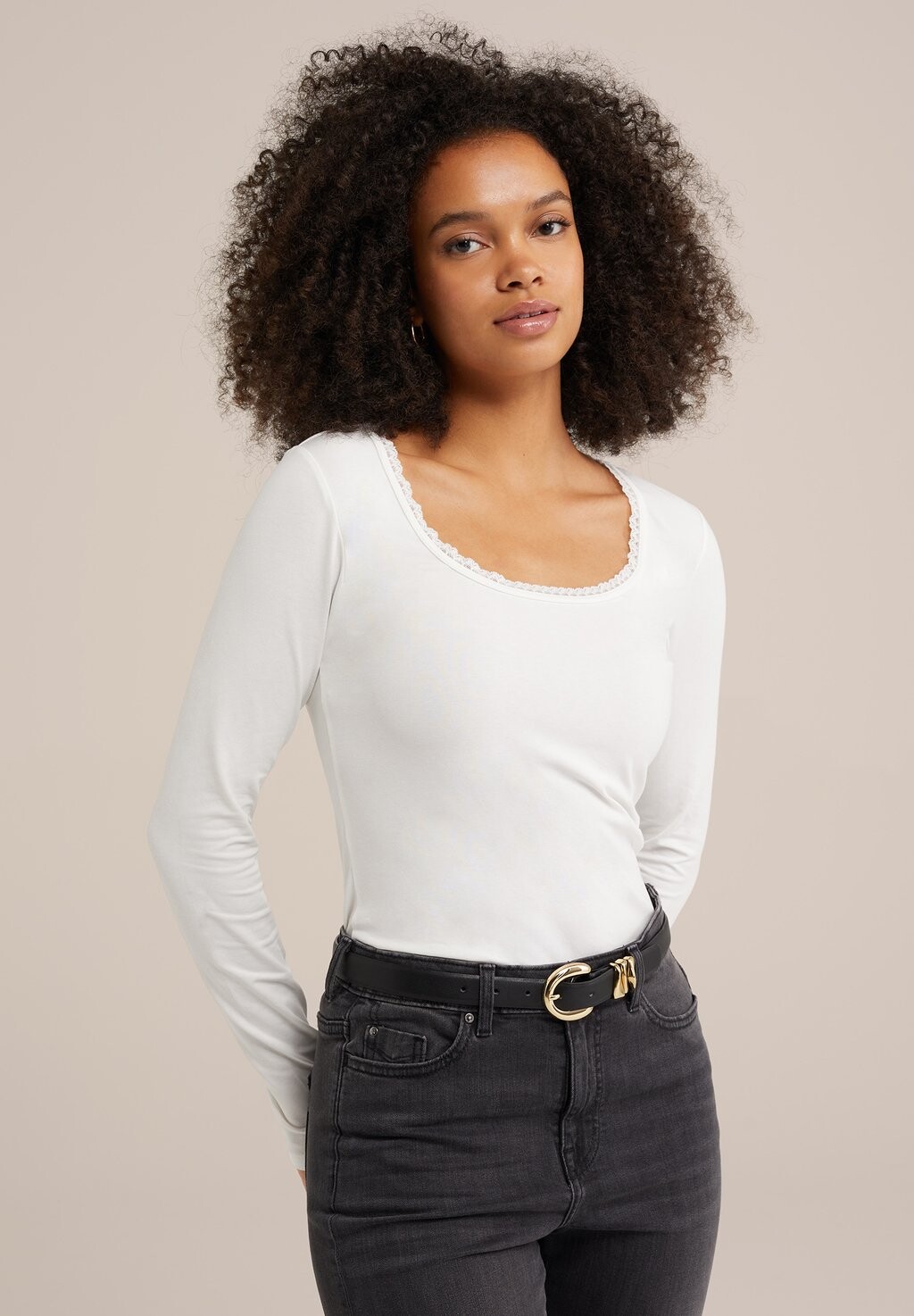 Рубашка с длинным рукавом WE Fashion, белый
Рубашка с длинным рукавом WE Fashion, белый