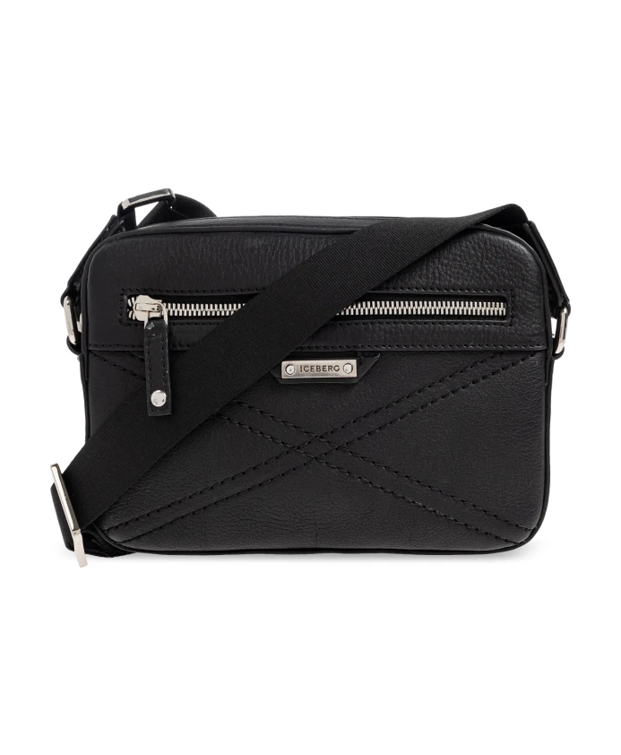 Кожаная сумка через плечо Iceberg, черный
Кожаная сумка через плечо Iceberg, черный