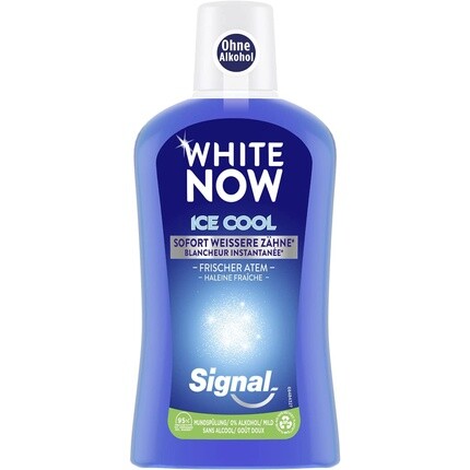 White Now Ice Cool ополаскиватель для полости рта для мгновенной белизны зубов и свежести дыхания 500 мл Signal
White Now Ice Cool ополаскиватель для полости рта для мгновенной белизны зубов и свежести дыхания 500 мл Signal