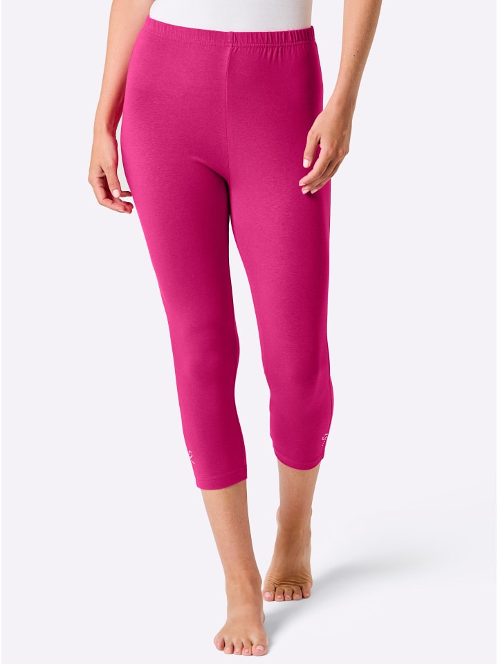 Леггинсы длиной 3/4 в черном цвете + фуксия WITT WEIDEN
Леггинсы длиной 3/4 в черном цвете + фуксия WITT WEIDEN