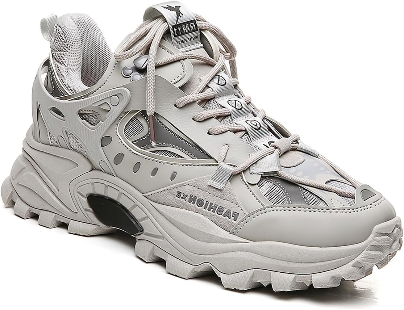 Мужские кроссовки Exusiai с массивной подошвой, стильные шнурованные кеды-«папа», платформенные спортивные кроссовки для ходьбы и бега, удобные и прочные, серый
Мужские кроссовки Exusiai с массивной подошвой, стильные шнурованные кеды-«папа», платформенные спортивные кроссовки для ходьбы и бега, удобные и прочные, серый