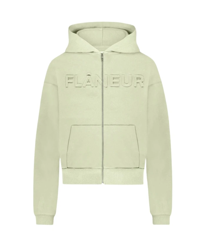 Толстовка на молнии с тиснением FlãNeur, зеленый
Толстовка на молнии с тиснением FlãNeur, зеленый