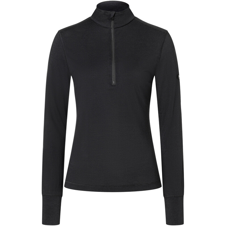 Женская футболка Tundra175 с длинным рукавом на молнии 1/4 Super.Natural, черный 
Женская футболка Tundra175 с длинным рукавом на молнии 1/4 Super.Natural, черный