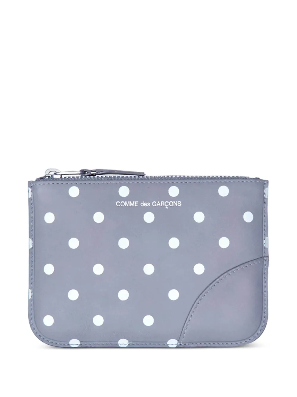 Кошелек на молнии в горошек Comme Des Garçons Wallet, серый
Кошелек на молнии в горошек Comme Des Garçons Wallet, серый