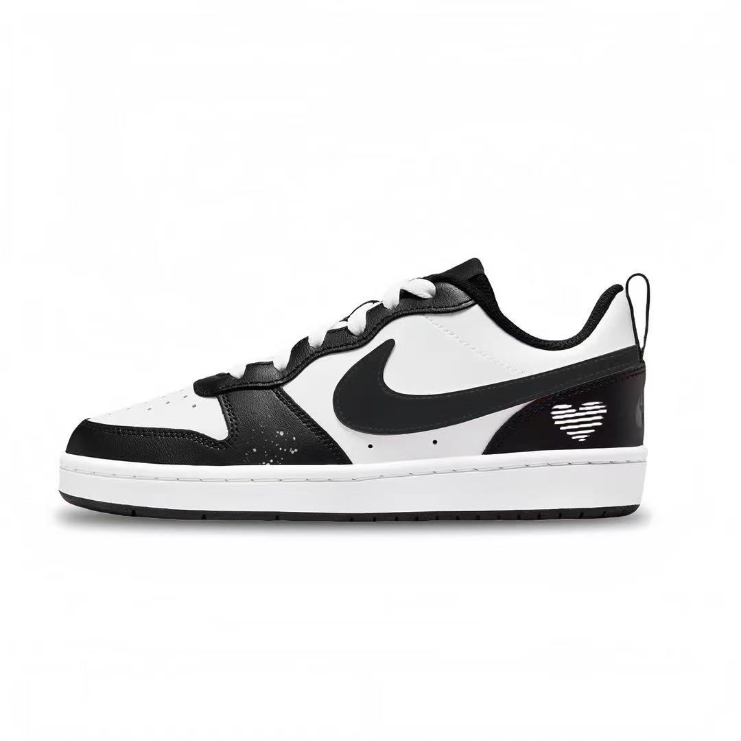 Nike Кроссовки Court Borough Low 2 Slip Resistant Abrasion Resistant Low top Kids' Skateboarding Shoes White Black Unisex
Nike Кроссовки Court Borough Low 2 Slip Resistant Abrasion Resistant Low top Kids' Skateboarding Shoes White Black Unisex