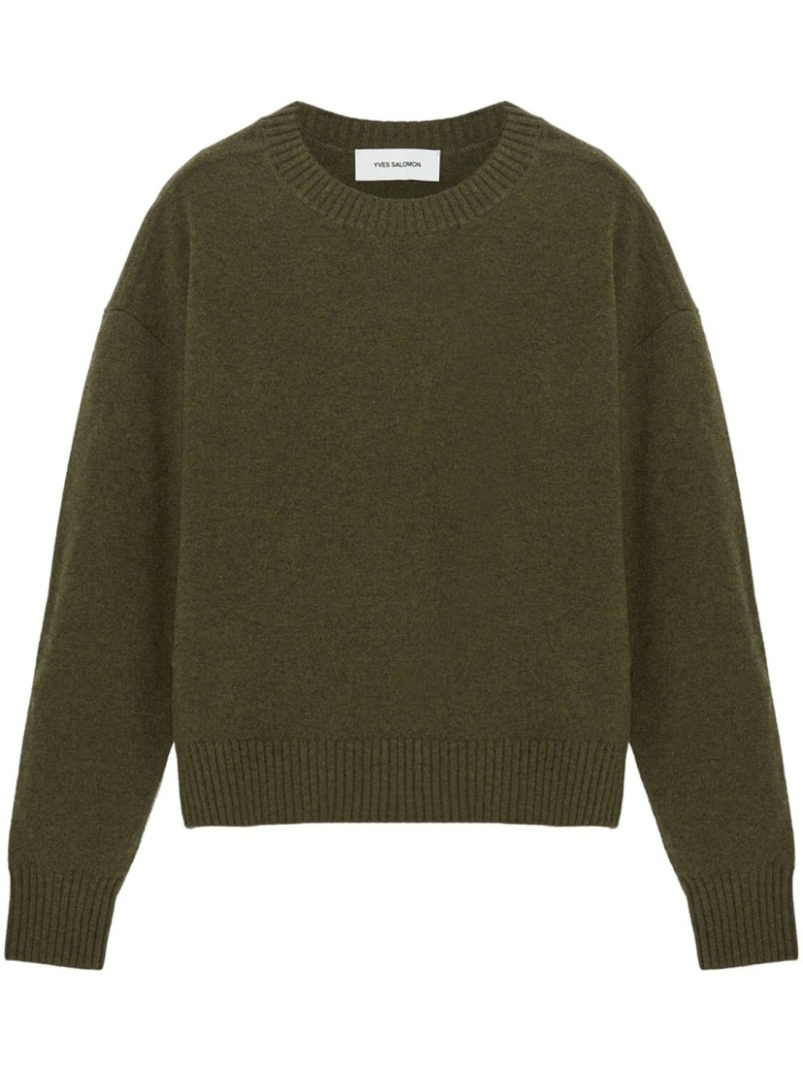 Вязаный джемпер Yves Salomon, зеленый
Вязаный джемпер Yves Salomon, зеленый