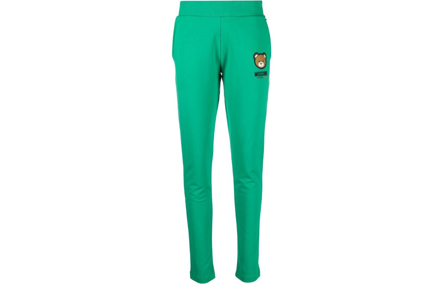 Вязаные спортивные брюки женские зеленые MOSCHINO
Вязаные спортивные брюки женские зеленые MOSCHINO