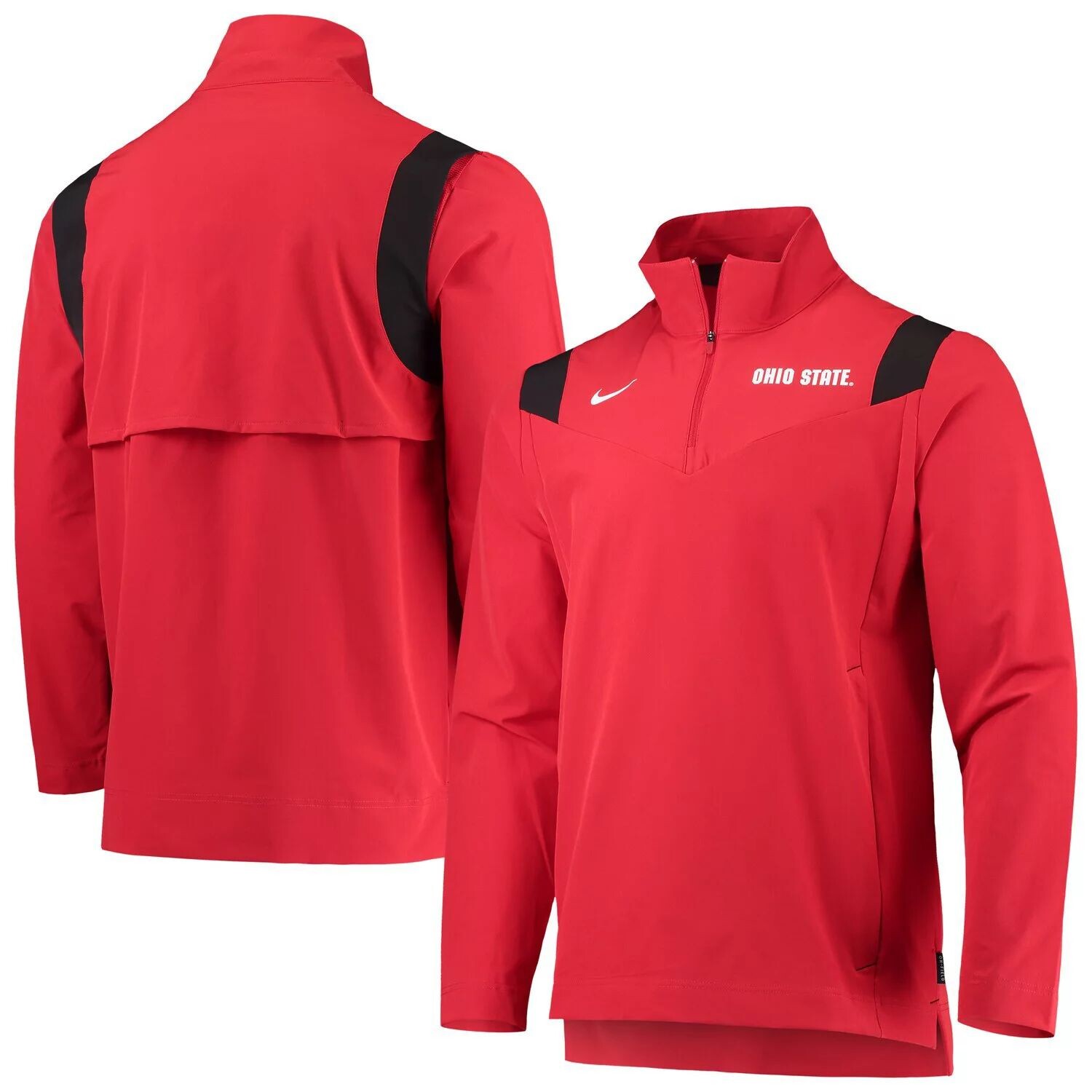 Мужская куртка Scarlet Ohio State Buckeyes 2021 Team Coach с молнией на четверть Nike
Мужская куртка Scarlet Ohio State Buckeyes 2021 Team Coach с молнией на четверть Nike
