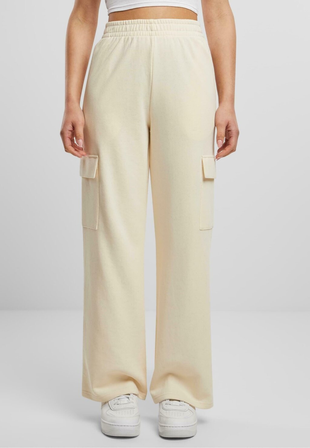 Брюки карго Baggy Terry Urban Classics, белоснежный
Брюки карго Baggy Terry Urban Classics, белоснежный