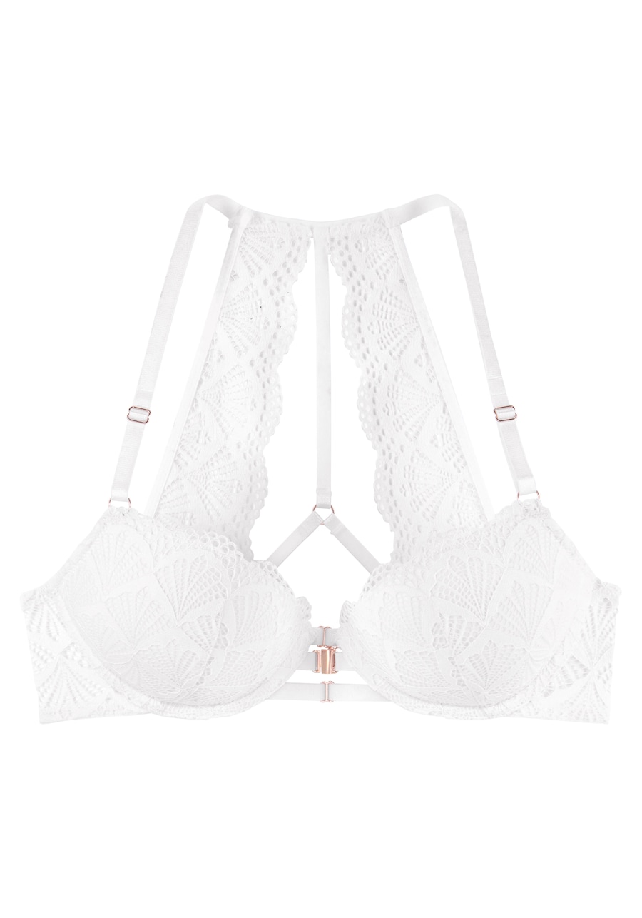 Бюстгальтер пуш-ап LASCANA, белый
Бюстгальтер пуш-ап LASCANA, белый