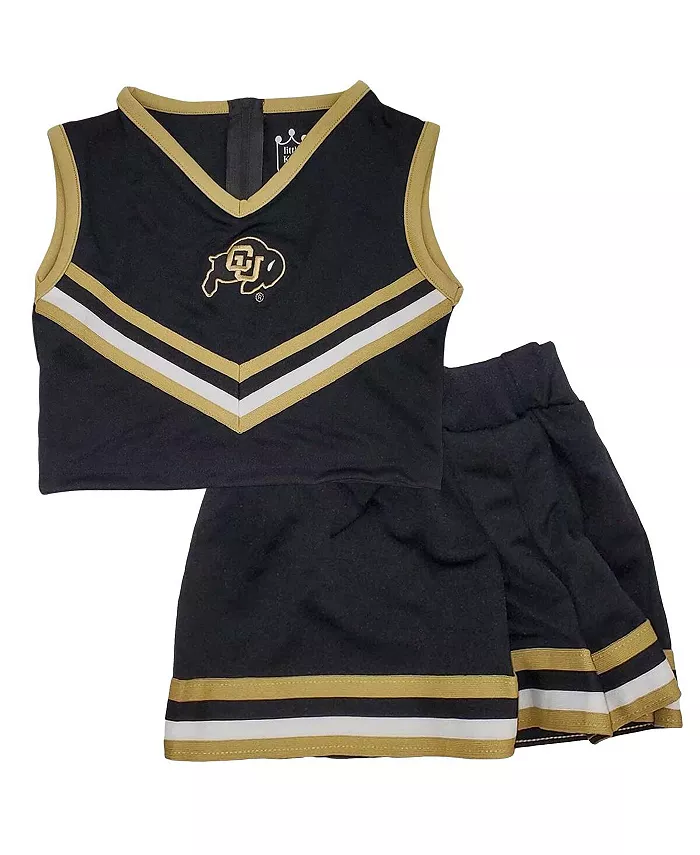 Комплект из двух предметов для малышей (черный, Colorado Buffaloes) с топом и юбкой Little King
Комплект из двух предметов для малышей (черный, Colorado Buffaloes) с топом и юбкой Little King