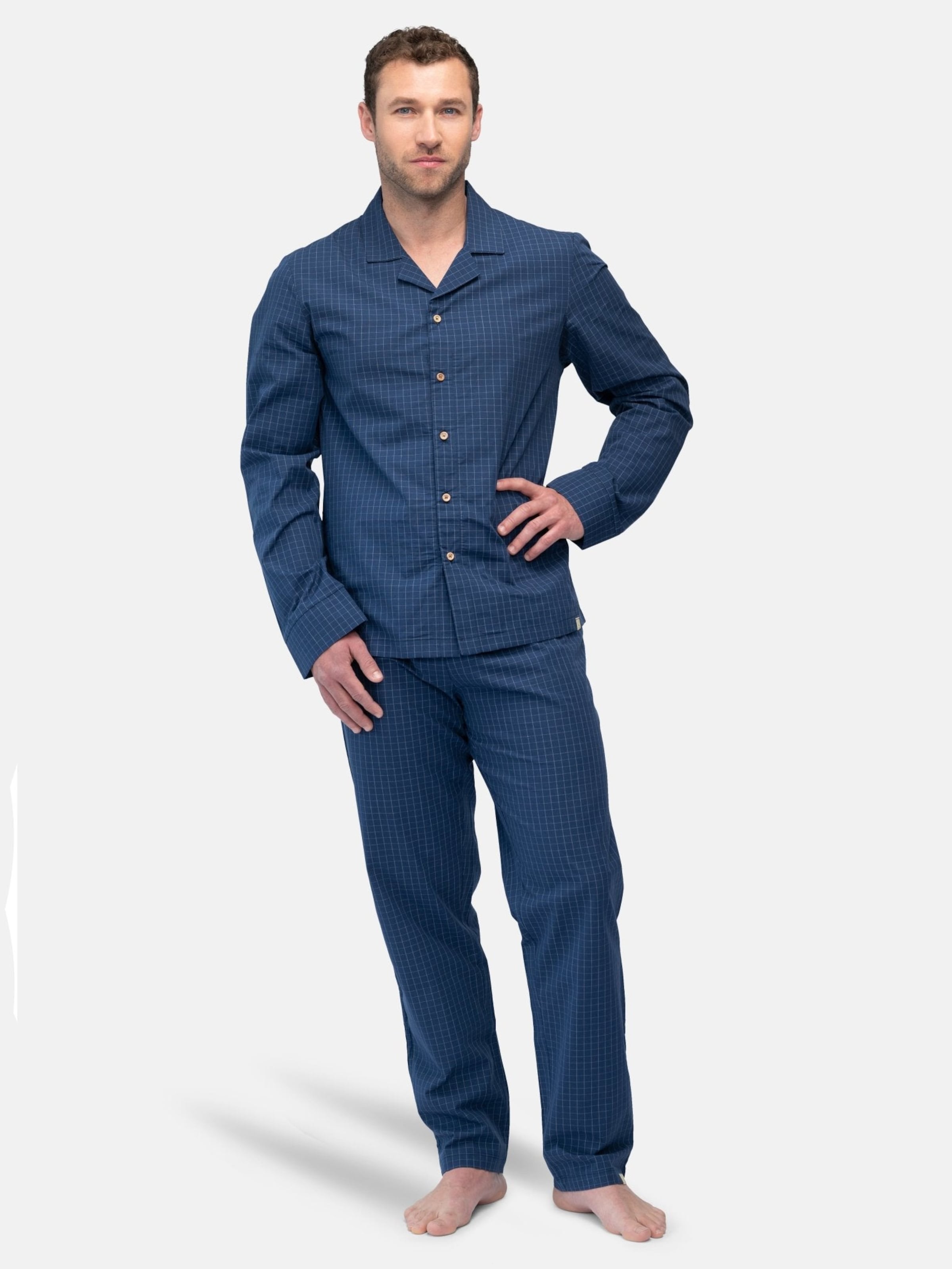 Greenjama Пижама лонг в темно-синем цвете
Greenjama Пижама лонг в темно-синем цвете