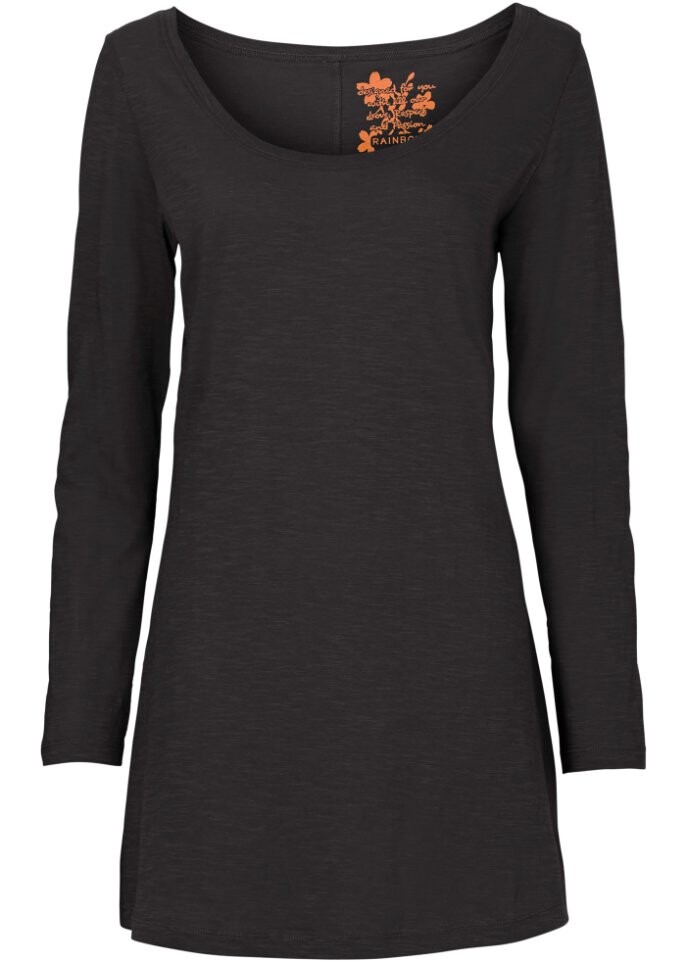 Рубашка с длинными рукавами и круглым вырезом Rainbow, черный
Рубашка с длинными рукавами и круглым вырезом Rainbow, черный