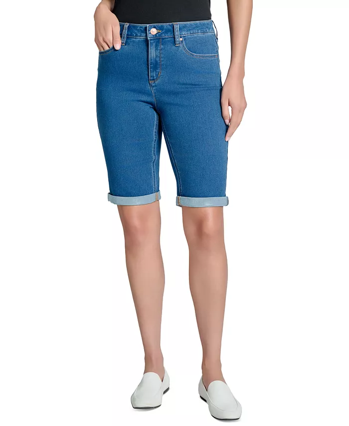 Укороченные джинсовые шорты-бермуды Petite Lexington Jones New York, синий
Укороченные джинсовые шорты-бермуды Petite Lexington Jones New York, синий