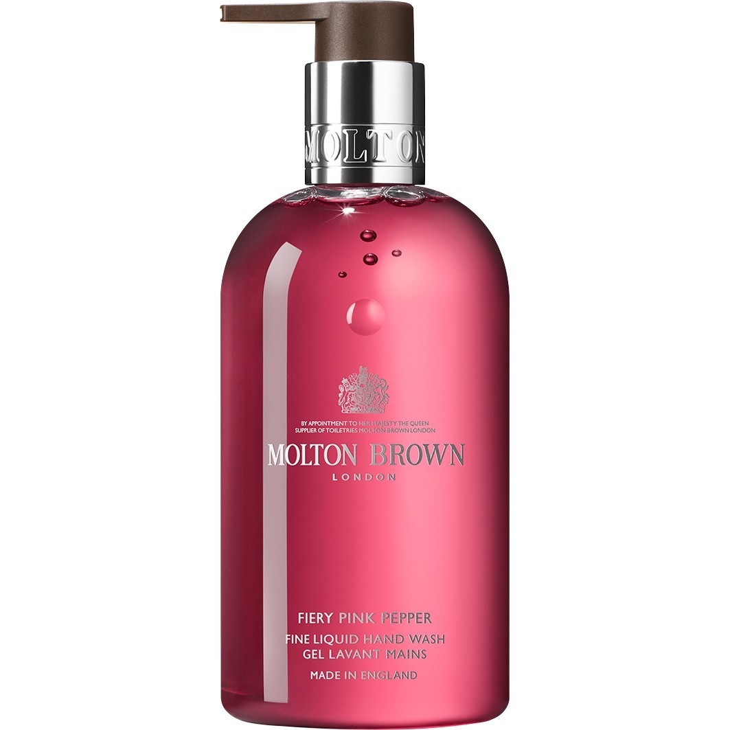 Мыло для рук hand care fiery pink pepper fine liquid hand wash Molton Brown, объем 300 мл
Мыло для рук hand care fiery pink pepper fine liquid hand wash Molton Brown, объем 300 мл