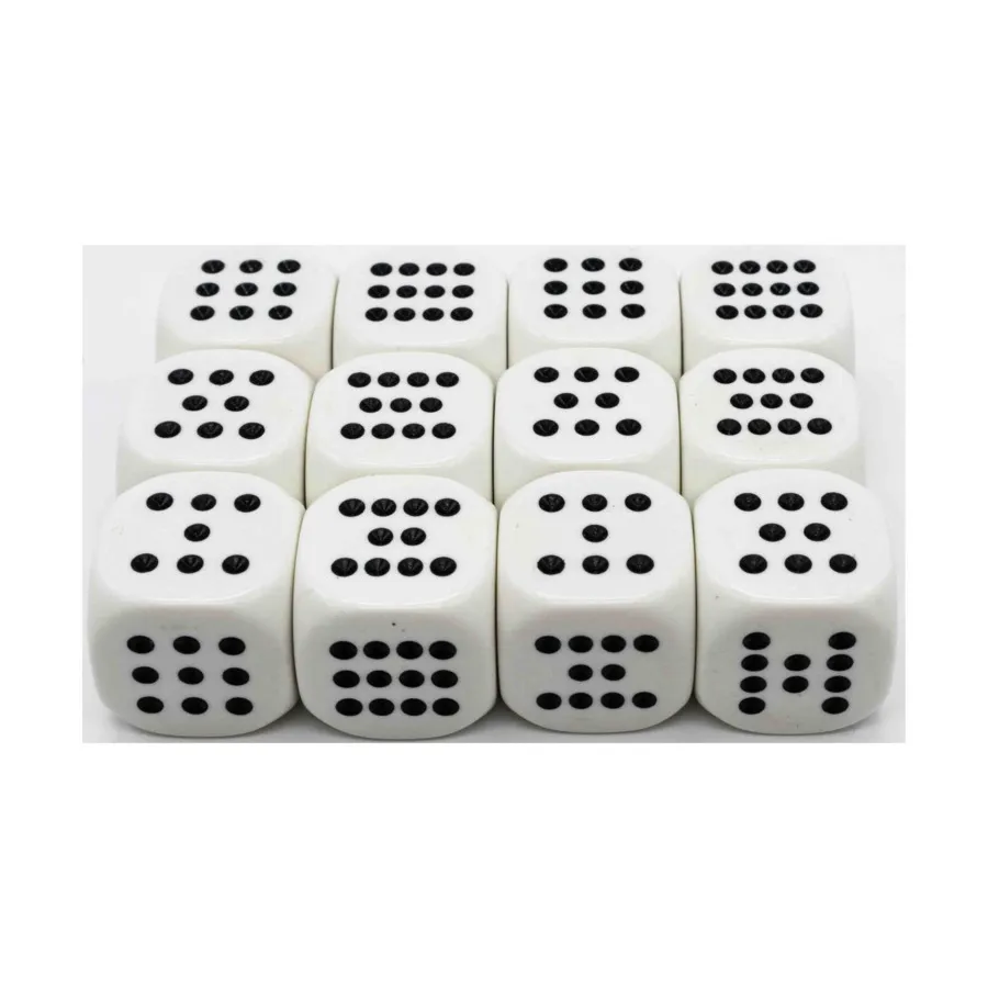 d6 Пятнистые кубики 7-12 – белые с черным (12), Dice - Symbols, Functional & Unique Dice
d6 Пятнистые кубики 7-12 – белые с черным (12), Dice - Symbols, Functional & Unique Dice