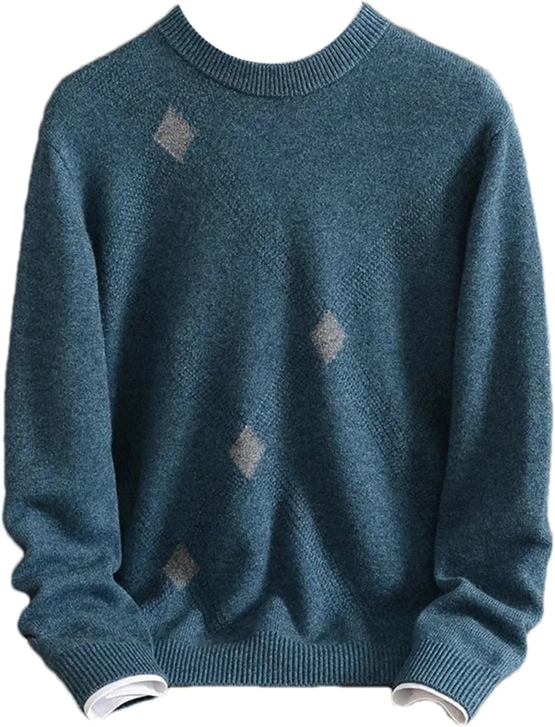 Зимний свитер из кашемира мужской с круглым вырезом и жаккардом Kelsiop
Зимний свитер из кашемира мужской с круглым вырезом и жаккардом Kelsiop