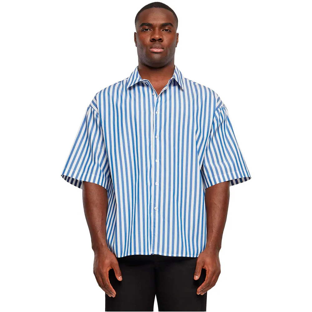 Рубашка с коротким рукавом Urban Classics Striped Summer, синий
Рубашка с коротким рукавом Urban Classics Striped Summer, синий