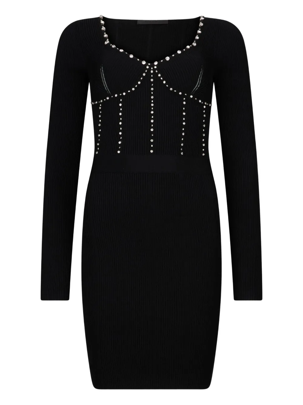 Трикотажное мини-платье с украшением Liu Jo, черный
Трикотажное мини-платье с украшением Liu Jo, черный