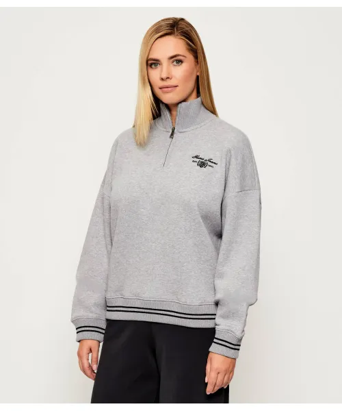 Толстовка Oversize fit Guess Jeans, серый 
Толстовка Oversize fit Guess Jeans, серый