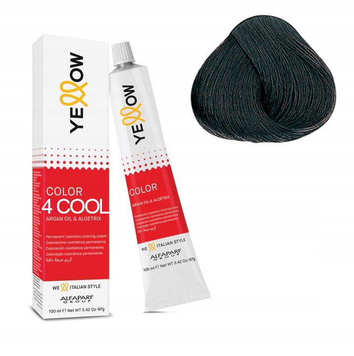 Перманентный краситель Alfaparf YELLOW Color 4 Cool 100 мл 
Перманентный краситель Alfaparf YELLOW Color 4 Cool 100 мл