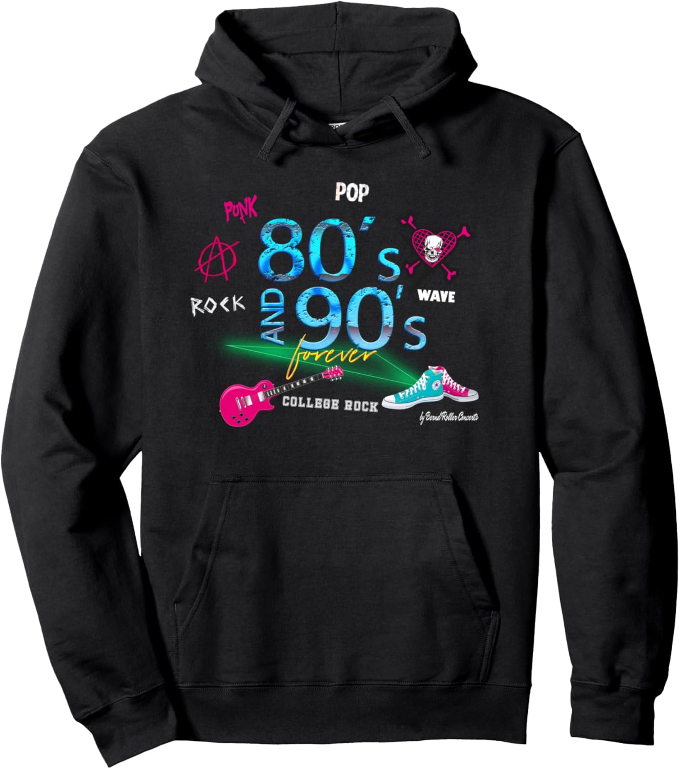 Красочная толстовка Bell & Roller с дизайном в стиле концертов 80-х и 90-х Bernd Roller Concerts, черный
Красочная толстовка Bell & Roller с дизайном в стиле концертов 80-х и 90-х Bernd Roller Concerts, черный