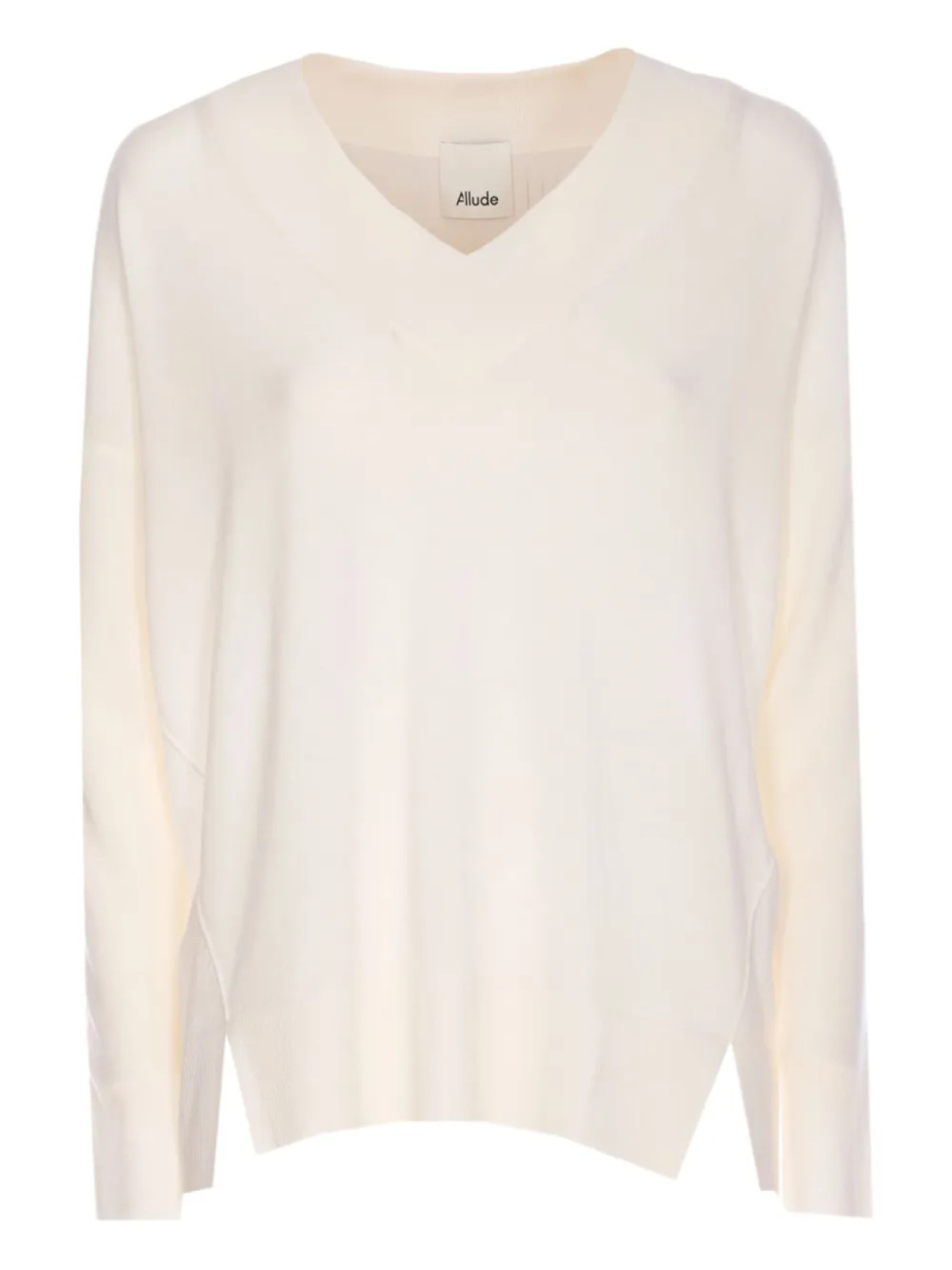 Свитер с V-образным вырезом Allude, белый
Свитер с V-образным вырезом Allude, белый