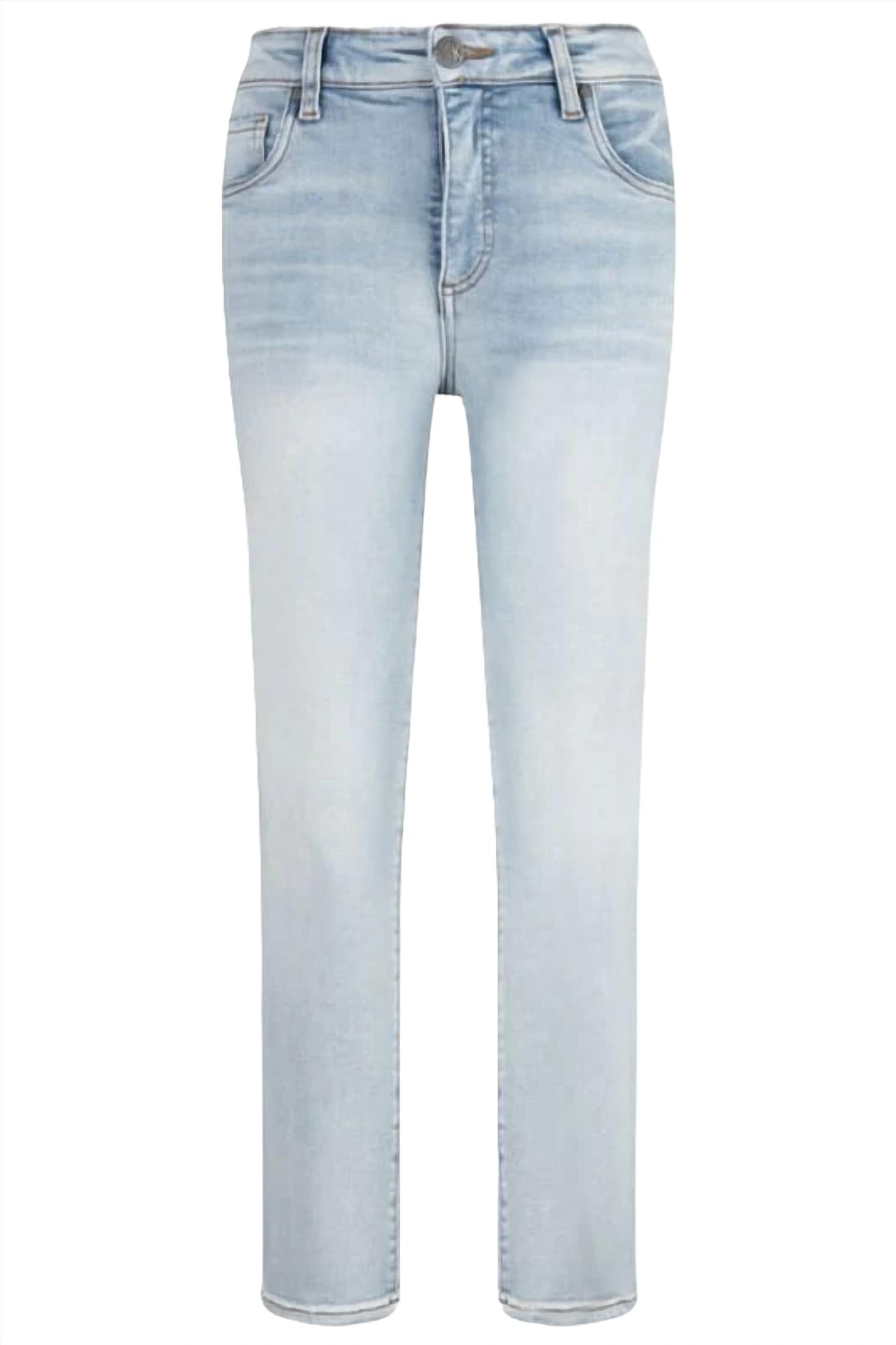 Джинсы Catherine High Rise Straight Leg Jeans в выцветшем синем цвете KUT FROM THE KLOTH
Джинсы Catherine High Rise Straight Leg Jeans в выцветшем синем цвете KUT FROM THE KLOTH