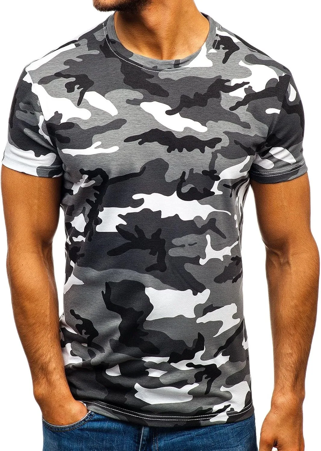 Мужская футболка Camouflage с коротким рукавом и круглым вырезом LGHLMCL
Мужская футболка Camouflage с коротким рукавом и круглым вырезом LGHLMCL