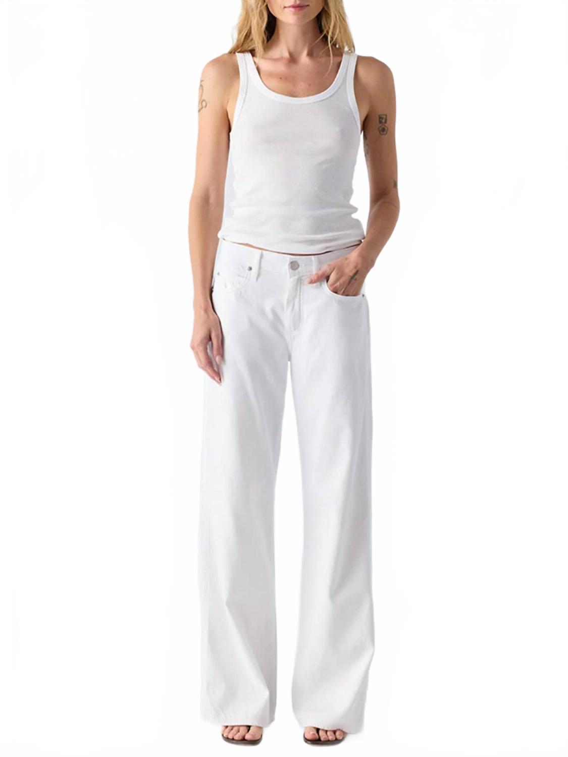 Джинсы Regina средней посадки Wide Leg белого цвета Amo, белый
Джинсы Regina средней посадки Wide Leg белого цвета Amo, белый