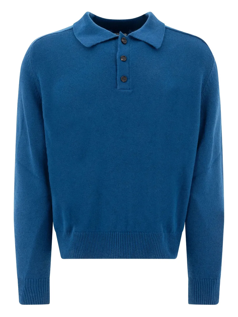 Кашемировый свитер с воротником поло BODE, синий
Кашемировый свитер с воротником поло BODE, синий