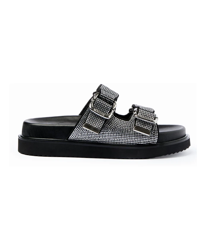 Бриллиантовые сандалии для женщин Mallet London, черный
Бриллиантовые сандалии для женщин Mallet London, черный