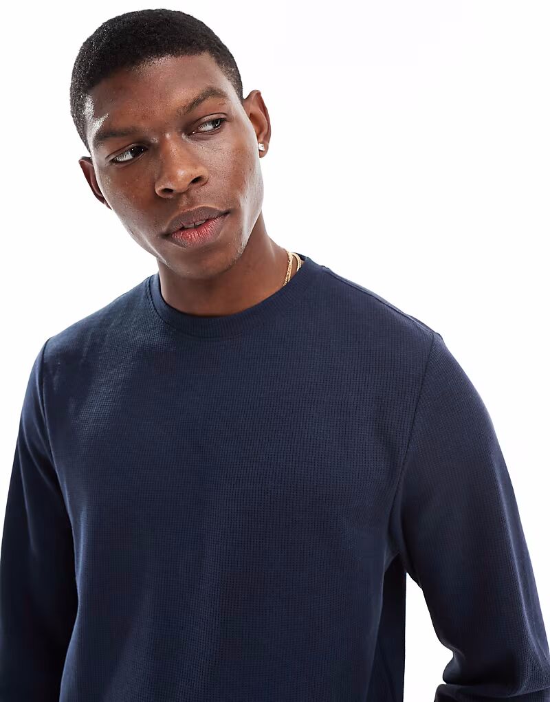 Футболка с длинным рукавом New Look для дома в вафельном стиле, темно-синего цвета
Футболка с длинным рукавом New Look для дома в вафельном стиле, темно-синего цвета