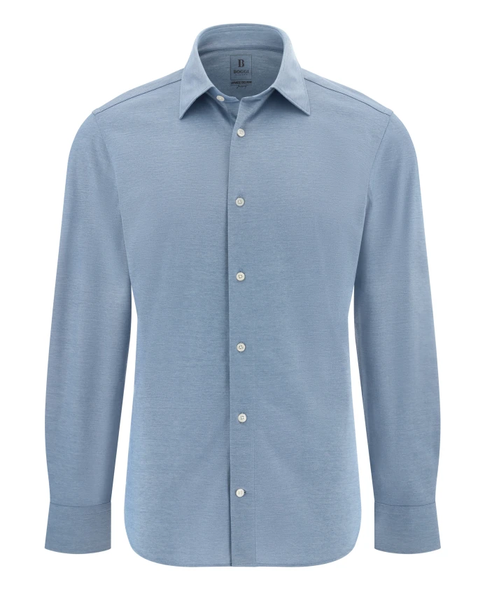 Японская трикотажная рубашка-поло стандартного кроя Boggi Milano, синий
Японская трикотажная рубашка-поло стандартного кроя Boggi Milano, синий